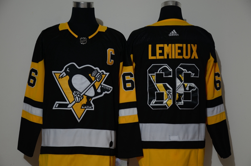 Men Pittsburgh Penguins #66 Lemieux White Authentic Stitched 2020 Adidias NHL print Jersey